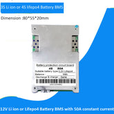 3S Lithium Ion Battery PCB Or 4S Lifepo4 Battery BMS With 50A Constant Charge And Discharge Current For Back Up Power Bank