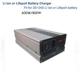 600W or 800W Li ion or Lifepo4 Battery charger 12.6V 16.8V 14.6V 14.5V with 25A current 25.2V 29.4V 29.2V at 18A current 42V 43.8V 13A 60V 72V Charger