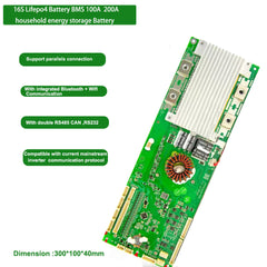 48V 16S Lifepo4 battery Smart BMS or 8S 24V Lifepo4 Household Energy storage Battery BMS with 100A 200A constant current