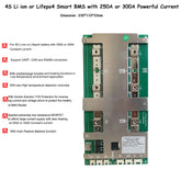 3S or 4S Li ion Lifepo4 12V UPS ,Inverter ,Auto car Battery Smart Bluetooth Bms with 250A 300A constant current for power conveter 12.6V or 16.8V NCM battery with CAN RS485 UART Communication