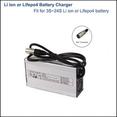 200W 3S 4S 5S 6S 7S 8S 9S 10S 11S 12S 13S 14S 15S 16S17S 18S 19S 20S Li ion or Lifepo4 Battery charger 48V 60V 12V 24V 36V
