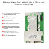 4S 12V or 8S 24V Lifepo4 Smart Bluetooth BMS Or 3s 12.6v Li Ion BMS For Jump Start Battery Pack With 60A to 200A Constant Current