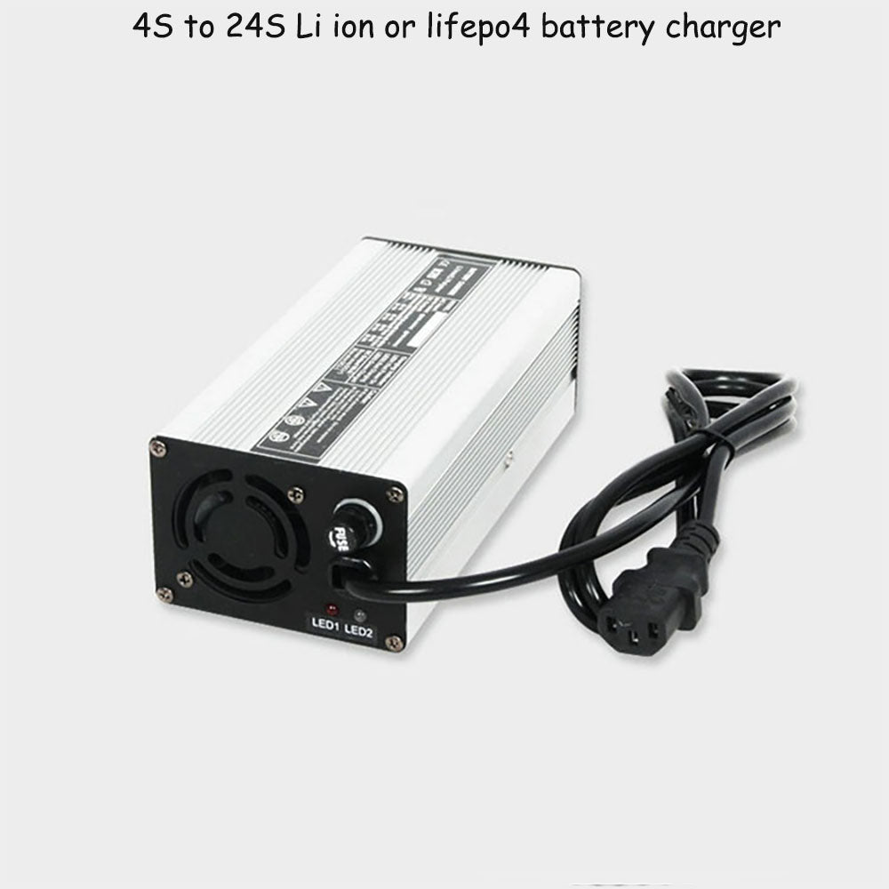 300W 3S 4S 5S 6S 7S 8S 9S 10S 12S 13S 14S 15S 16S 17S 18S 19S 20S 22S 24S li ion or Lifepo4 Battery charger  for 12V 48V 36V 60V 72V Battery