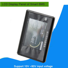 LCD display Panel of smart BMS with UART and RS485 for smart BMS 12V 24V 36V 48V 60V 72V battery